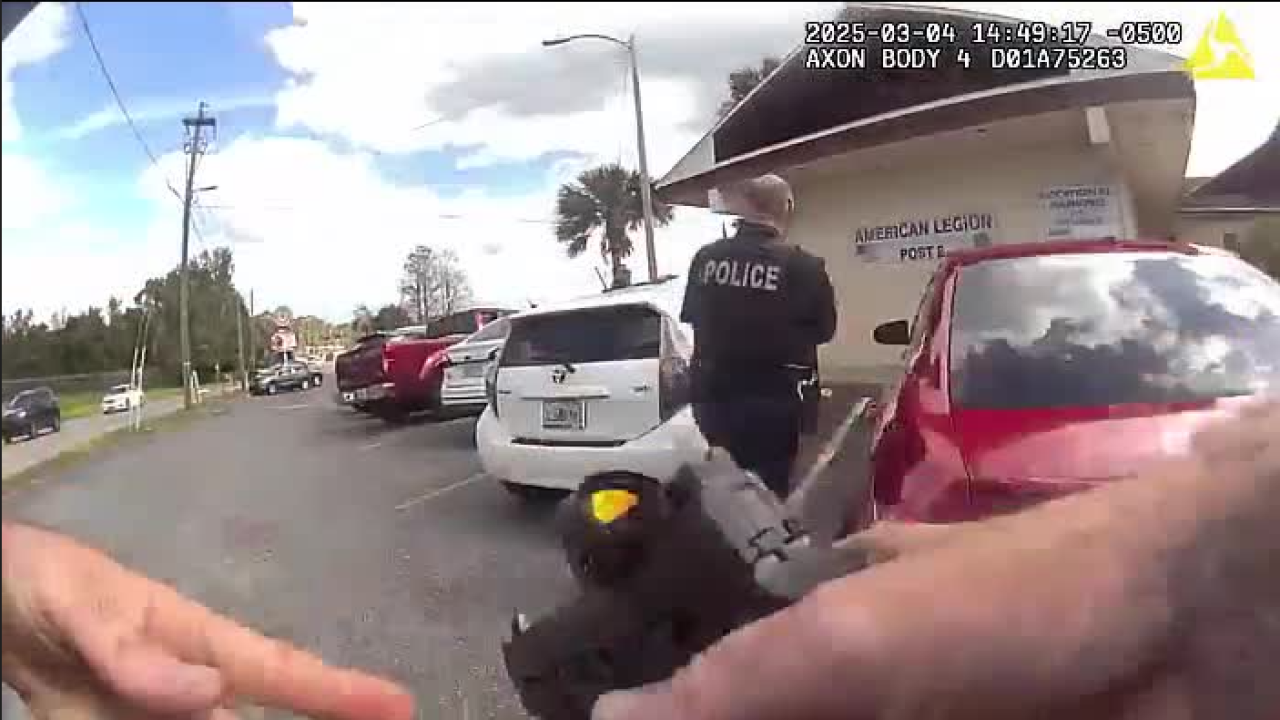 <i>Winter Haven Police/WFTS via CNN Newsource</i><br/>Winter Haven Police released body camera video of an incident that happened around 1:15 p.m. on Tuesday.