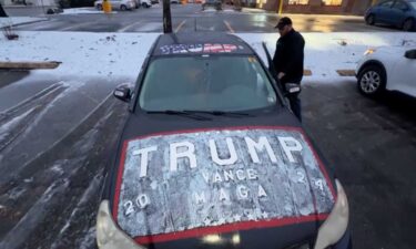 A man from the Lakes Region said his car was targeted in an alleged road rage incident due to political displays depicted on his car.