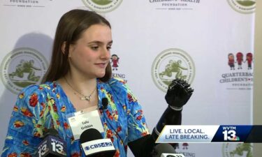 Lulu Gribbin spoke publicly for the first time since surviving a shark attack.