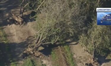 An EF-0 tornado with estimated maximum winds of 76 mph briefly touched down east of Salida in Stanislaus County on Tuesday