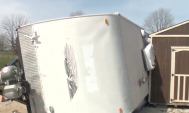 Storms that produced at least one tornado that swept through Meade County March 30 left significant damage and a harrowing story of survival for John Shirley