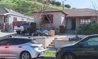 Firefighters say that the quick thinking of a toddler allowed his family to escape from their home when it caught on fire in El Sereno on April 2.