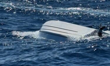 Rescue crews were able to save four people from the water on April 13