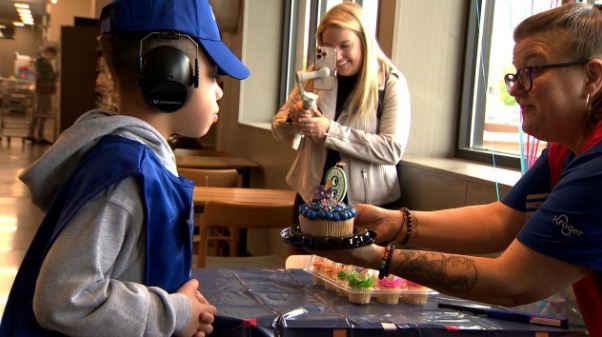 <i>WTVF via CNN Newsource</i><br/>Malachi's long had an interest in the behind-the-scenes of how grocery stores work. With her son's ninth birthday approaching