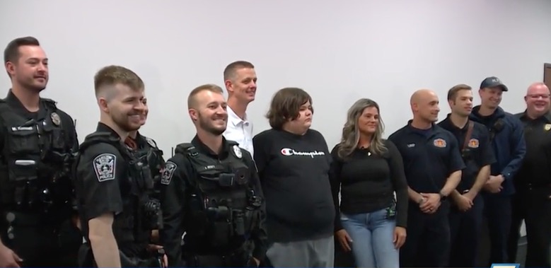 <i>WLWT via CNN Newsource</i><br/>A Hamilton family is praising a man who got to their son just in time to get him lifesaving help