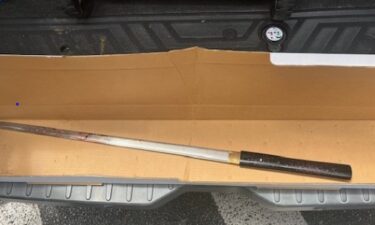 The weapon used in deputy-involved shooting incident is pictured in Palm Beach County on April 26.