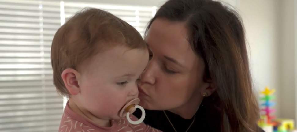 <i>WCCO via CNN Newsource</i><br/>Annie Sterle suffered an amniotic fluid embolism (AFE) during labor.