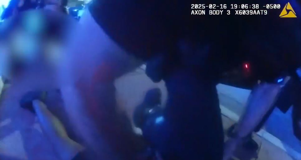 <i>WSVN via CNN Newsource</i><br/>Body camera footage shows the tense takedown of an armed man on the streets of Miami Beach.