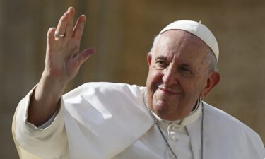 Pope Francis attends Easter Sunday Mass and delivers the traditional Urbi et Orbi blessing at St Peter's Square in the Vatican on Sunday.