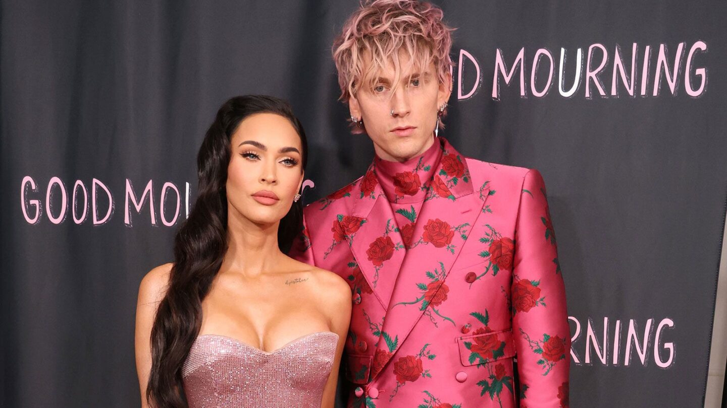<i>Mario Anzuoni/Reuters/File via CNN Newsource</i><br/>Megan Fox and MGK in 2022.