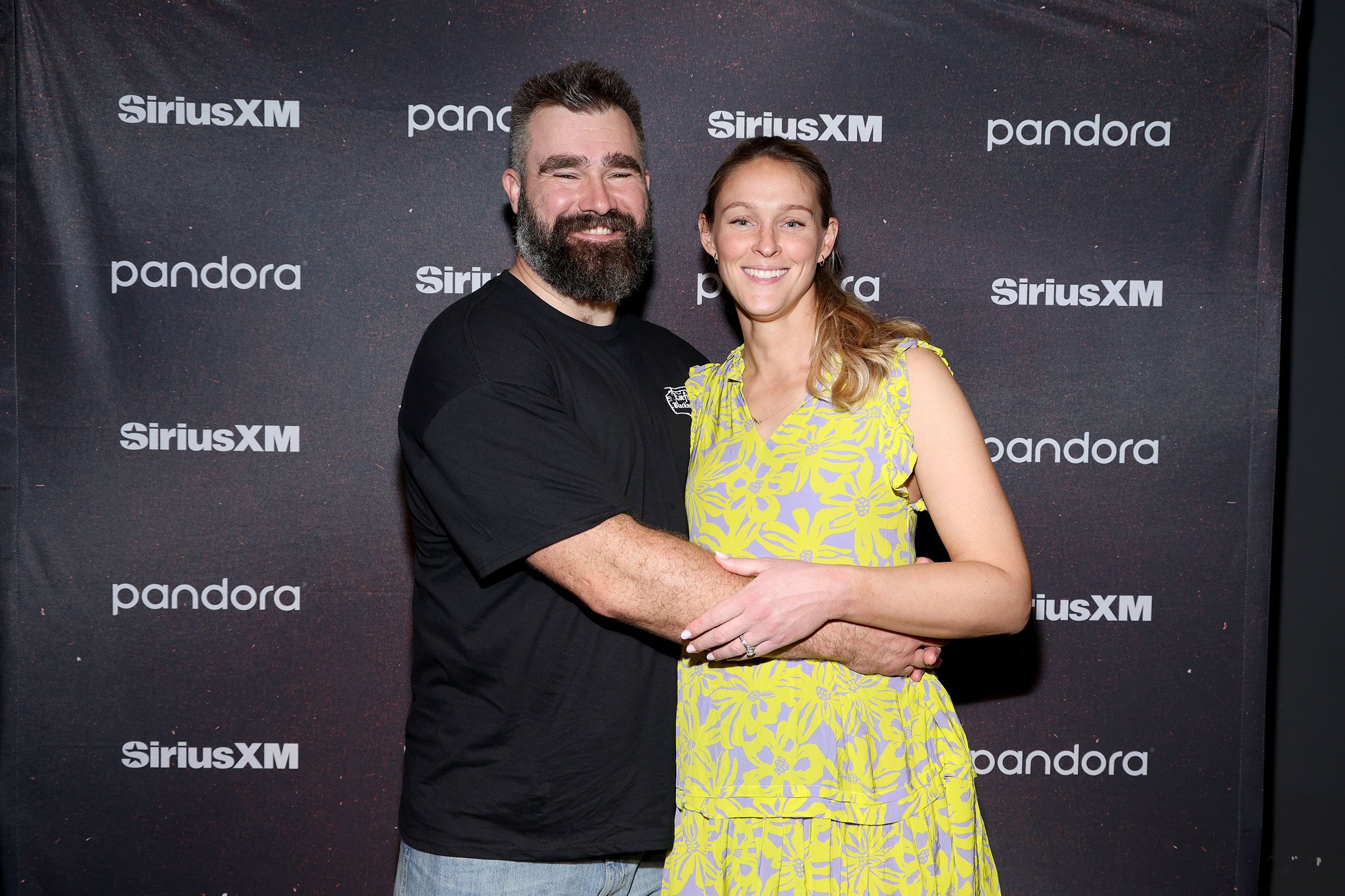 <i>Mike Coppola/Getty Images via CNN Newsource</i><br/>Jason and Kylie Kelce welcomed their fourth daughter on Sunday.