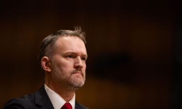 US Trade Representative Jamieson Greer testifies during his confirmation hearing before the Senate Finance Committee on February 6.