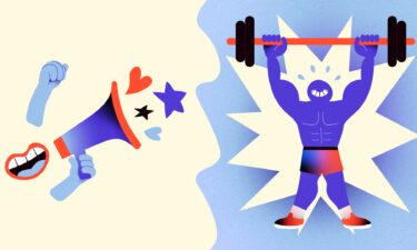 Don't overthink your mantra or motto for exercising. Just let it come to you and keep it simple