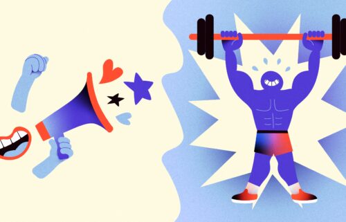 Don't overthink your mantra or motto for exercising. Just let it come to you and keep it simple