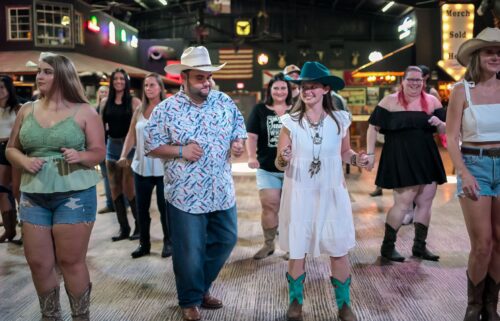 Abbey Romeo (left) and David Isaacman are featured in Netflix's third season of “Love on the Spectrum.” They have been a couple for almost four years.