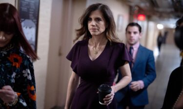 Rep. Nancy Mace speaks to reporters as she heads to a House Republican Caucus meeting on Capitol Hill in November 2024 in Washington