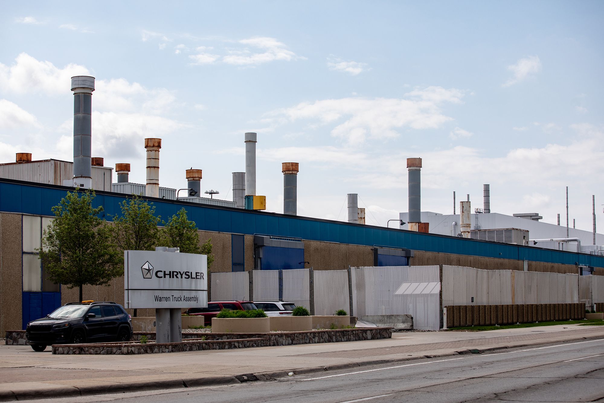 <i>Emily Elconin/Bloomberg/Getty Images via CNN Newsource</i><br/>The Stellantis Warren Stamping Plant in Warren
