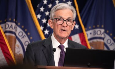 Federal Reserve Chair Jerome Powell speaks at a news conference on March 19 in Washington
