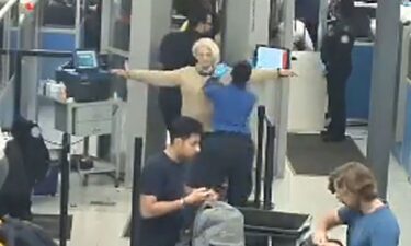 In this still from Port Authority of New York and New Jersey video obtained by CNN