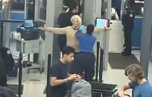 In this still from Port Authority of New York and New Jersey video obtained by CNN