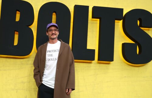 Pedro Pascal is pictured with his sister