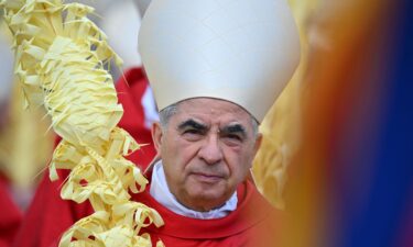 Italian Cardinal Giovanni Angelo Becciu
