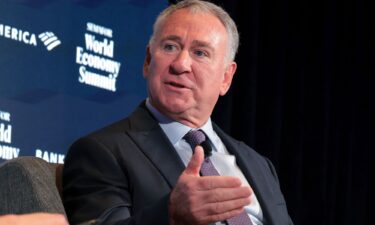 Citadel CEO Ken Griffin speaks during the Semafor World Economy Summit on April 23