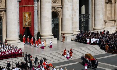 The crowds broke into applause as Pope Francis's coffin was carried out for his funeral Mass.