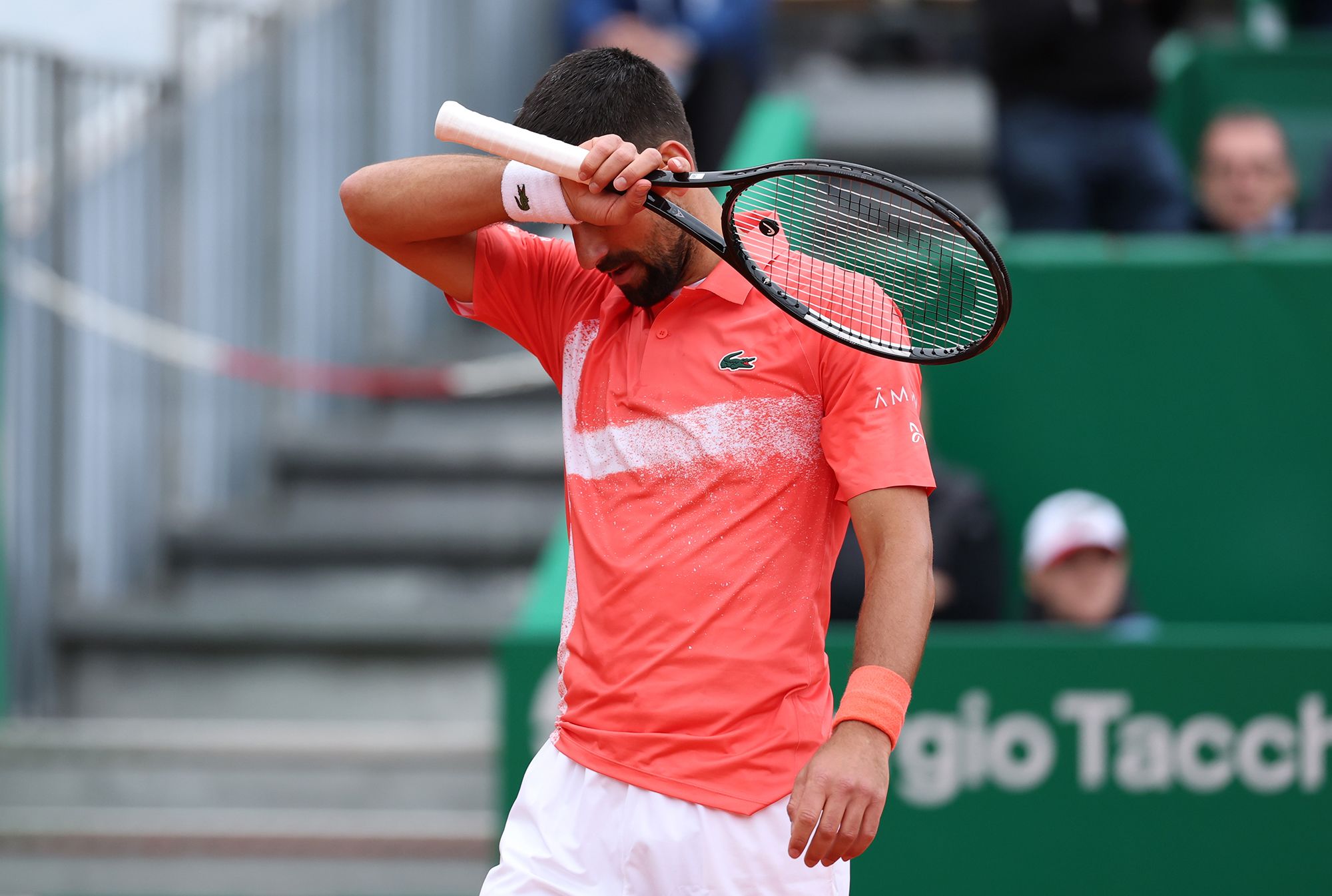 <i>Clive Brunskill/Getty Images via CNN Newsource</i><br/>Novak Djokovic suffered an early exit from the Monte Carlo Masters.