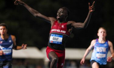 Gout had never ran under 10 seconds for the 100m before Thursday's heat.