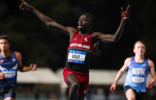 Gout had never ran under 10 seconds for the 100m before Thursday's heat.