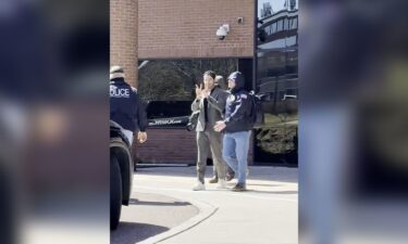 In this still from a video obtained by CNN