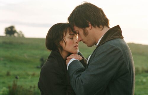 Mr. Darcy and Elizabeth banter while dancing at a ball.