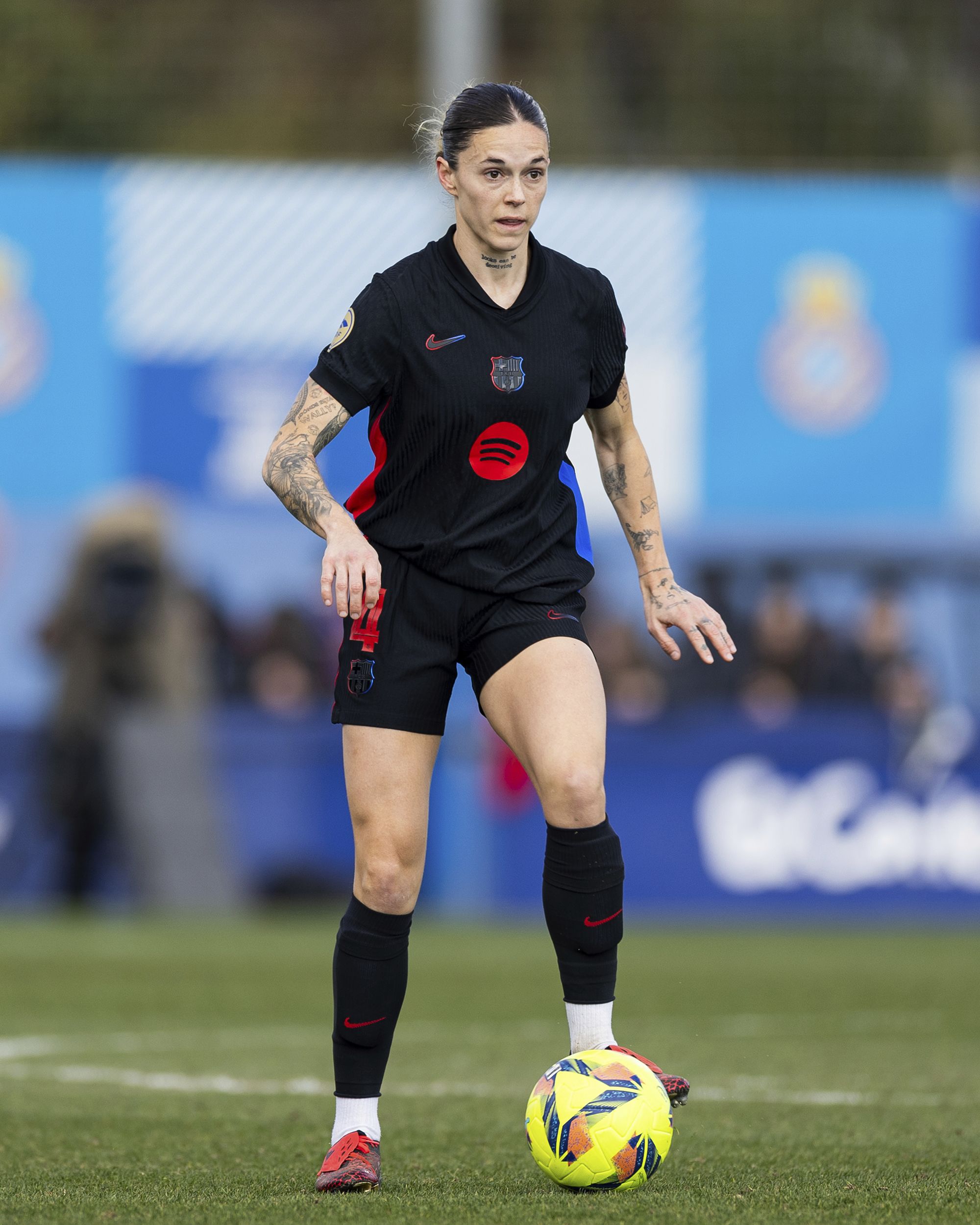 <i>Judit Cartiel/Sipa USA/AP via CNN Newsource</i><br/>Mapi Leon was banned by RFEF for two games over the incident with Daniela Caracas.