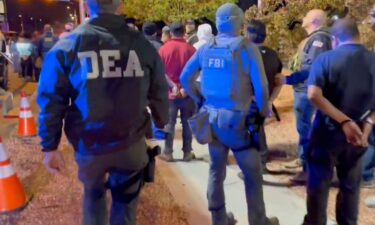 The Drug Enforcement Administration shared videos on social media of a raid at what authorities said was an underground nightclub in Colorado Springs