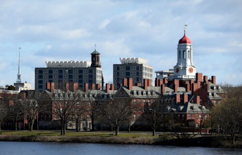 Shadows fall in 2020 on the Harvard University campus in Cambridge