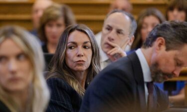 Karen Read listens to testimony during her murder retrial Tuesday at Norfolk Superior Court in Dedham