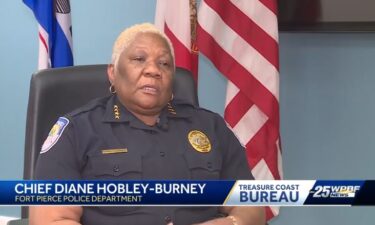 Ft. Pierce Police Chief Diane Hobley-Burney says she is proud of her officers for stopping and reporting a fellow officer who turned off his body camera and punched a handcuffed suspect.