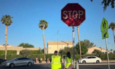 A group of parents is showing up each day to help students cross the street safely after a tragic crash killed a high school senior near Arbor View High School.