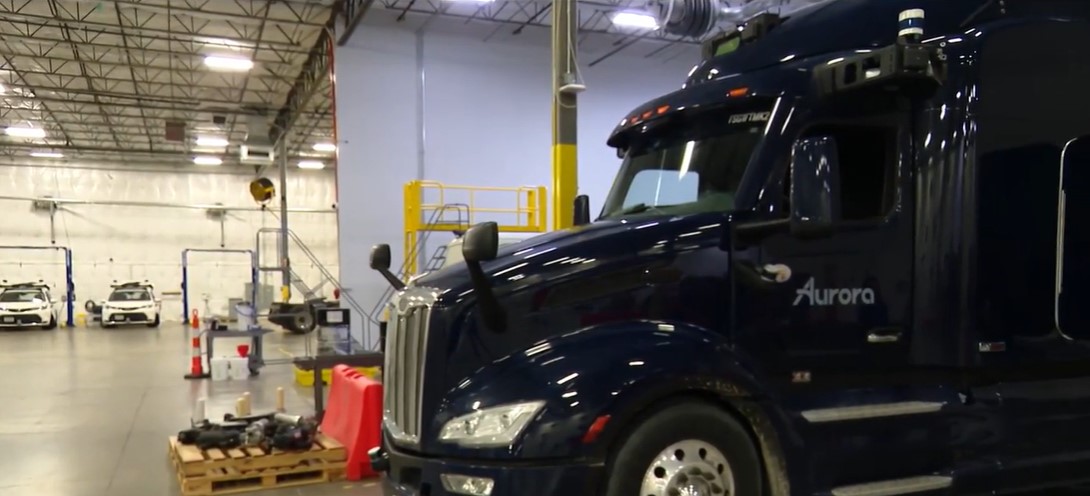 <i>KTVT via CNN Newsource</i><br/>Driverless semi-trucks with no one behind the wheel are on the road in North Texas.