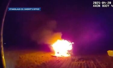 Body camera footage released on April 30 shows Patterson deputies pull a driver from a crashed
