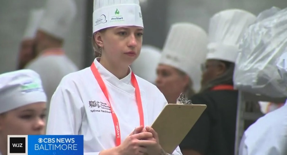 <i>WJZ via CNN Newsource</i><br/>Over 400 future star chefs took over Baltimore on May 3 for a National Culinary Cook-off.
