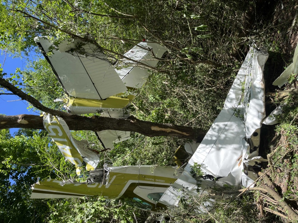 <i>WDSU via CNN Newsource</i><br/>Witnesses say it’s a miracle Will and Missy Hammack survived after their plane plunged nose-first into the woods moments after takeoff.