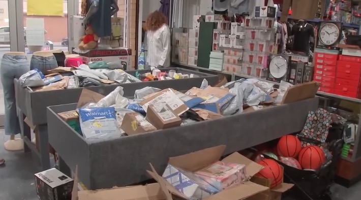 <i>WABC via CNN Newsource</i><br/>A store in the Bronx has gone viral for selling so-called 'mystery packages'