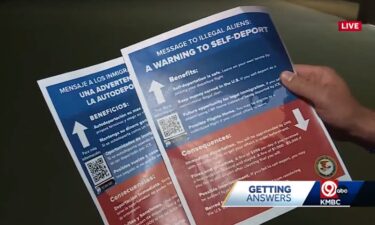 It’s a new warning in Kansas City’s immigration court. A flyer to illegal immigrants that reads: "Self deport or face consequences." Recently posted inside Kansas City immigration courtrooms