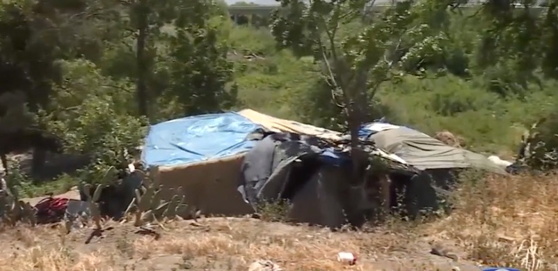 <i>KSBW via CNN Newsource</i><br/>Soledad is relocating individuals living near the riverbed by Premiere Cinemas to a secured temporary encampment on Los Coches Drive as part of a plan to move them into tiny homes by late summer.