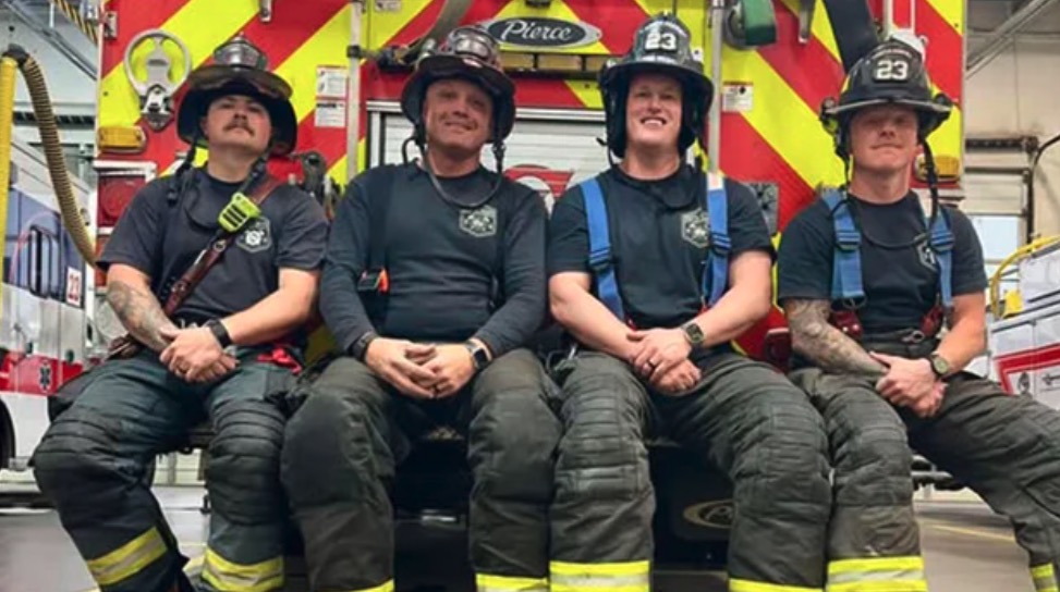<i>KCNC via CNN Newsource</i><br/>South Adams County Fire Department's Engine 23 team responded to what they initially thought was a vehicle crash. It turned out to be a childbirth in progress.