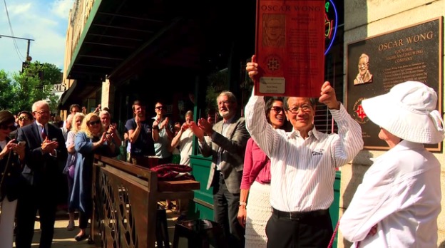 <i>WLOS via CNN Newsource</i><br/>A bronze plaque was unveiled at Barley's Taproom & Pizzeria