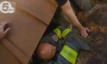 Medina Fire Chief Larry Walters is being honored for taking part in the dramatic rescue of a woman trapped in a burning home last fall in York Township.