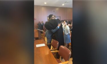 David Braxton Jr. was sworn in by Judge David Braxton last week.